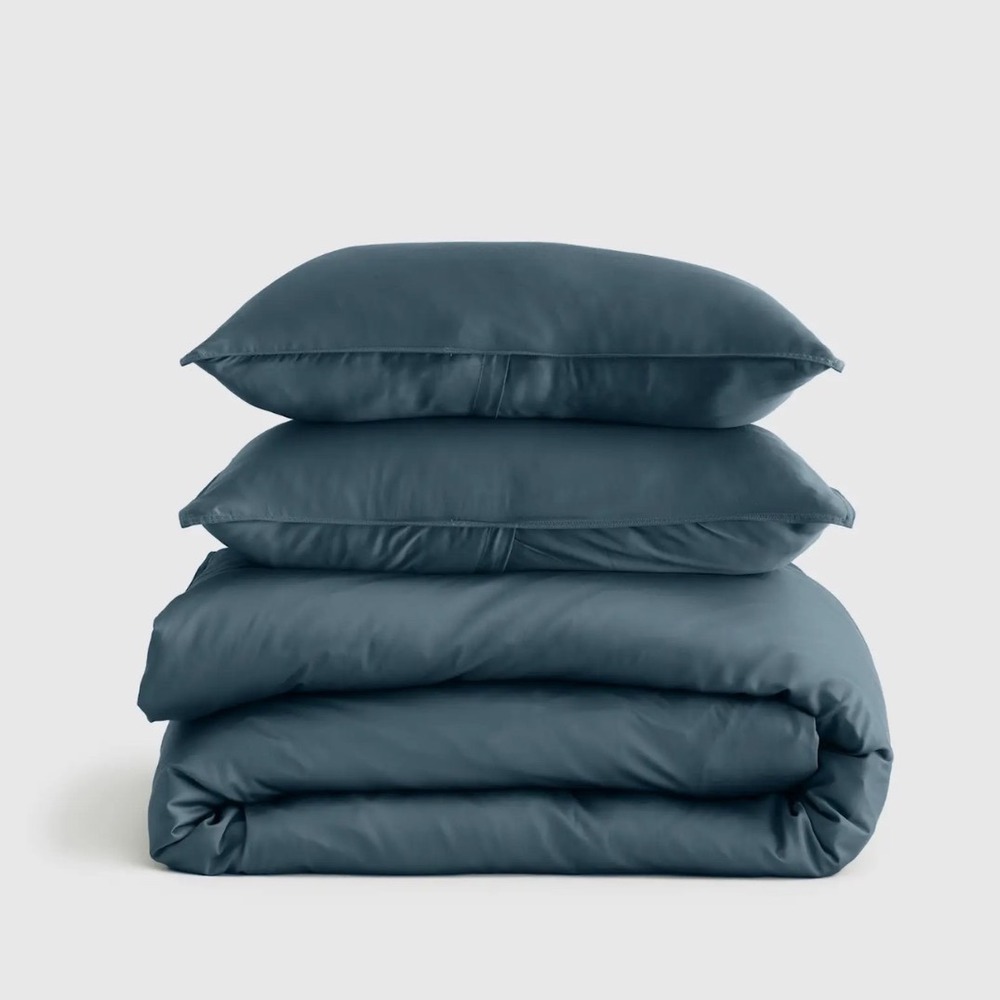 Quince Bamboo Duvet Cover Set King/Cal King Nightfall